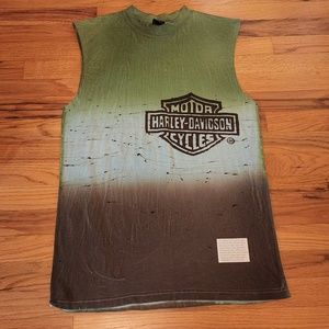 Harley Davidson Sleeveless T Shirt M